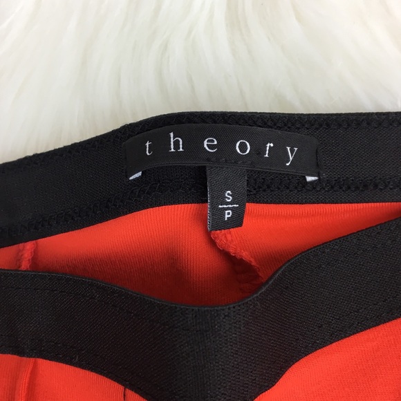 Theory | Red Skinny Leggings Size S/P - Picture 3 of 8